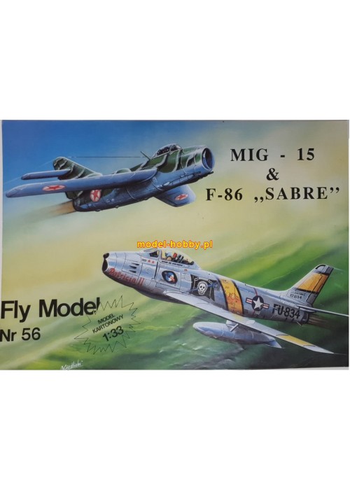 FLY MODEL (056) - MIG-15 & F-86 "SABRE"
