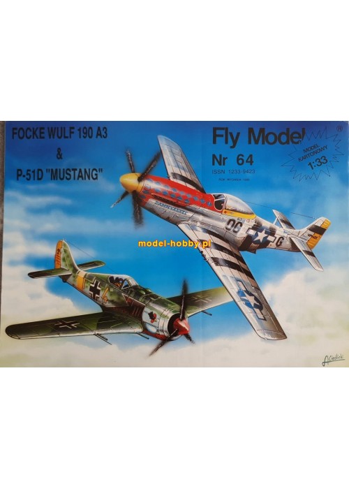 FLY MODEL (064) - Focke Wulf Fw-190 A3 & P-51 D "Mustang"