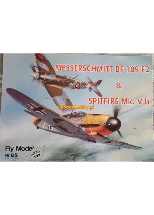 FLY MODEL (085) - Messerschmitt Bf-109 F2 & Spitfire Vb