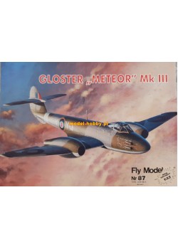 FLY MODEL (087) - Gloster "METEOR" Mk III 