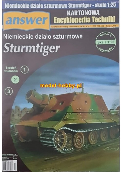 Sturmtiger - Sturmmörserwagen 606/4 mit 38 cm RW 61.
