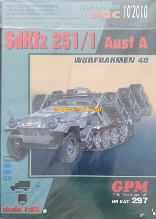 Sd.Kfz 251/1 Ausf.A - Wurfrahmen 40 + detale laser