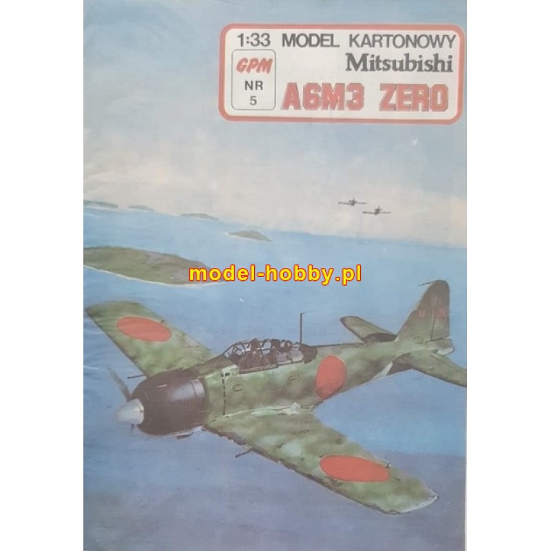 OPO 10 Avion De Combat Miniature 1/72 – Mitsubishi A6M3 Zero, Collection DeAgostini