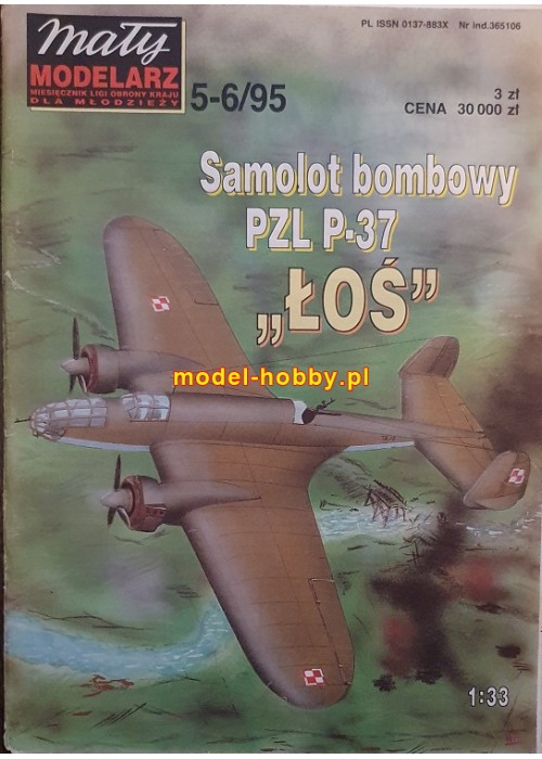 1995/5-6 - PZL P-37 "ŁOŚ"