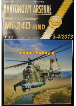 Mi-24D Hind + szkielet + koła