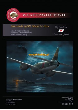 Mitsubishi G4M2 Model 24 Otsu i oszklenie kabiny plus szkielet
