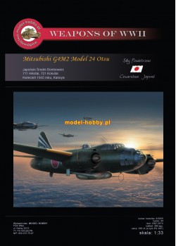 Mitsubishi G4M2 Model 24 Otsu + Ohka Model 11  i oszklenie kabiny plus szkielet