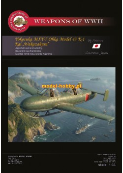 Yokosuka MXY-7 Ohka Model 43 K1 Kai "Wakazakura" + szkielet i oszklenie kabiny