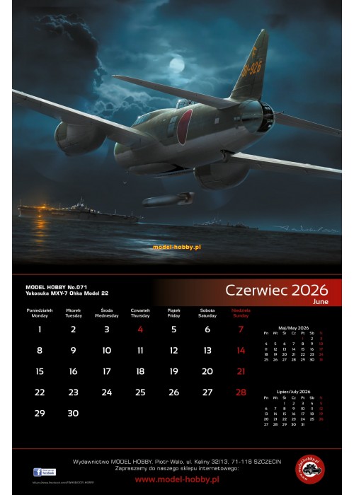 Kalendarz 2026 (CZARNY)