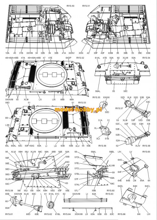 M-18 Hellcat i browning M2 z żywicy