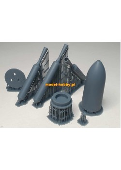 Yokosuka MXY-7 Ohka Model 11 - elementy silników i głowica (żywica)