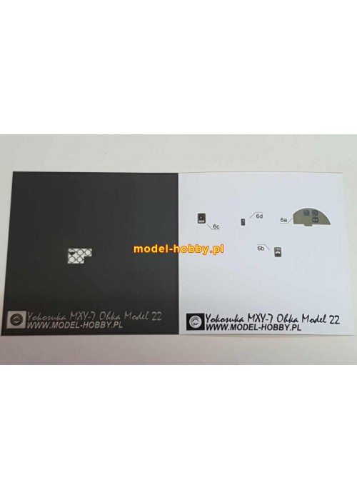 Yokosuka MXY-7 Ohka Model 22 - zestaw detali