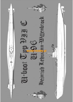 DKM U-boot Typ VIIC - (U-96 Heinrich Lehmann-Willenbrock) and laser frames