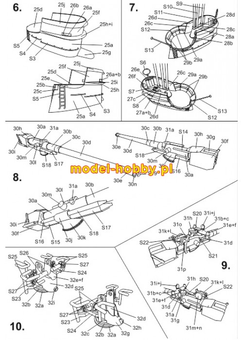 DKM U-boot Typ IXA - (U-37 Victor Oehrn) i szkielet wycięty laserem i uzbrojenie żywica  (przedsprzedaż)