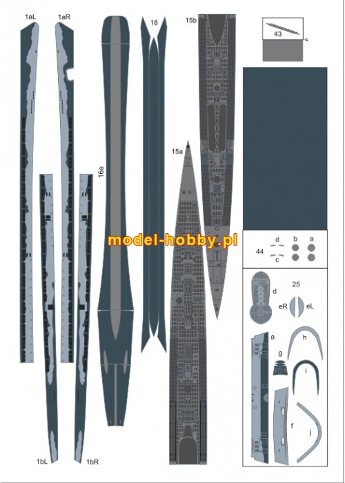 DKM U-boot Typ IXA - (U-37 Victor Oehrn) i szkielet wycięty laserem i uzbrojenie żywica  (przedsprzedaż)