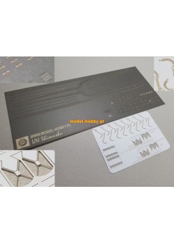 IJN Shimushu - set of laser cut details (No.2)