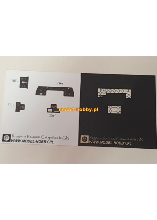 Reggiane Re.2000 "Catapultabile" GN - zestaw detali No.3