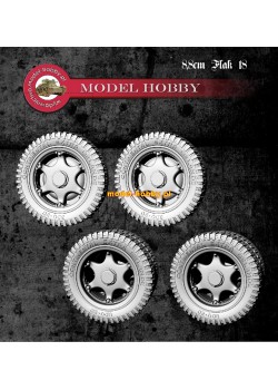 8,8cm Flak 18 - koła żywica (2 sztuki)