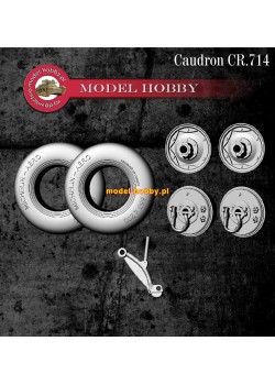Caudron CR.714 - resin wheels (foldable)