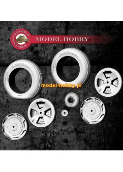Fairey Firefly  - resin wheels (foldable, bent tires)