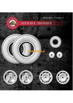 Hawker Tempest  - koła żywica (składane)