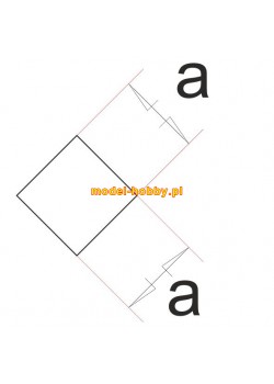 Siatki uniwersalne (kwadrat 45')  A = 0,5 (15 x 15 cm)