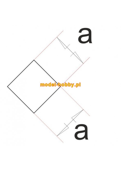 Siatki uniwersalne (kwadrat 45')  A = 2,3 (15 x 15 cm)