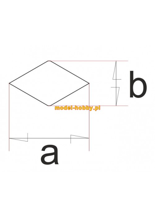Siatki uniwersalne (romb) A = 3,1 B= 1,73 (5 x 5 cm)