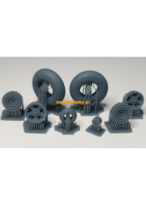 Supermarine Spitfire Mk. V  - koła żywica (składane, ugięte opony)