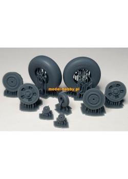 Hawker Typhoon vol.2 - koła żywica (składane, ugięte opony)