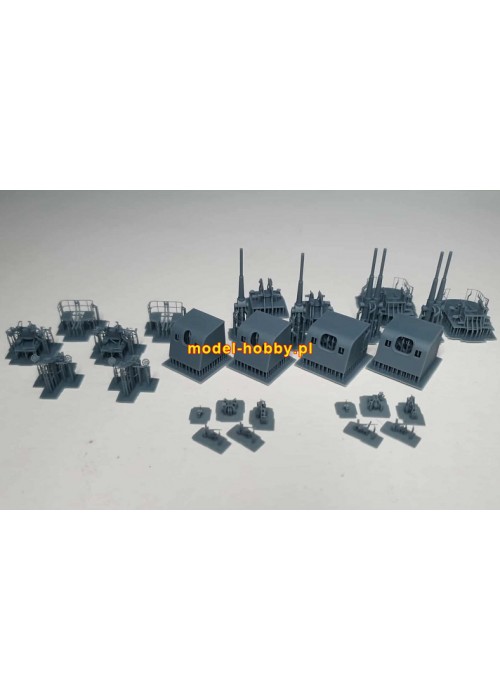 ORP Gryf (1939) - zestaw detali uzbrojenia (3D) ORP Gryf (1939) - zestaw detali uzbrojenia (3D)