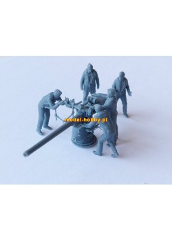 DKM – U-boot. Działo 10,5 cm i załoga. Skala (1:100)
