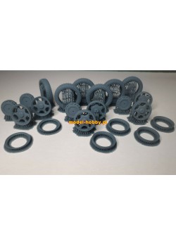 8,8cm Flak 18 - koła żywica (2 sztuki)