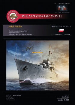 ORP Wicher (1934 - 1939) and laser frames